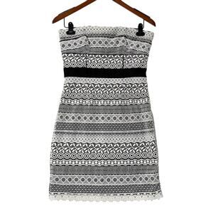 Cynthia Steffe Size 4 Dress Trudy White Eyelet Lace Mini Coquette Cocktail